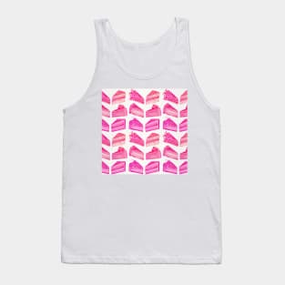 Pink Cake Slices Tank Top